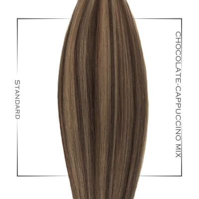 Extensions Farbe Chocolate Cappuccino Mix