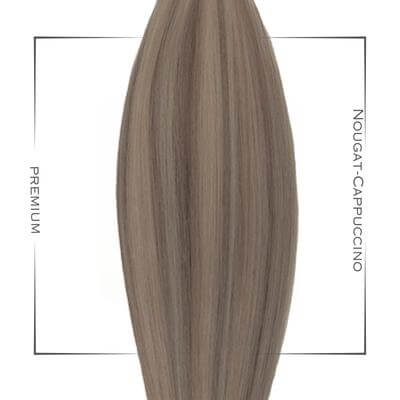 Extensions Farbe Premium Nougat-Cappuccino
